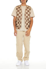Checkered Cargo Vest | Forever 21 Mens