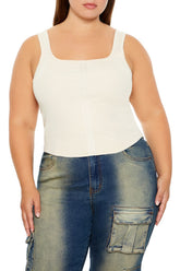 Plus Size Sweater-Knit Tank Top - Forever 21