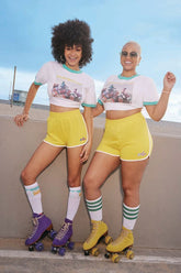 Plus Size Moxi Skates Ringer Tee - Forever 21