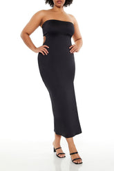 Plus Size Cutout Maxi Tube Dress - Forever 21