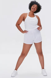 Plus Size Basic Cotton Hot Shorts - Forever 21