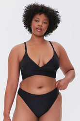 Plus Size Cheeky Bikini Bottoms - Forever 21
