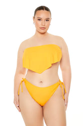 Plus Size Side-Tie Bikini Bottoms - Forever 21