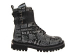 Newsprint Boot with Ankle Monk Straps - Forever 21