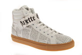 High Top Newsprint Sneakers - Forever 21