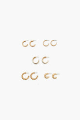 Enamel Hoop Earring Set - Forever 21