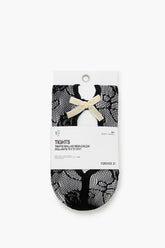 Bow Cutout Fishnet Tights - Forever 21