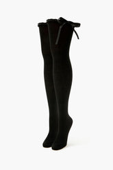 Bow Over-the-Knee Socks - Forever 21