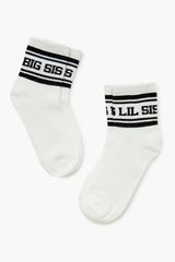 Big Sis Lil Sis Crew Socks Set - 2 pack - Forever 21