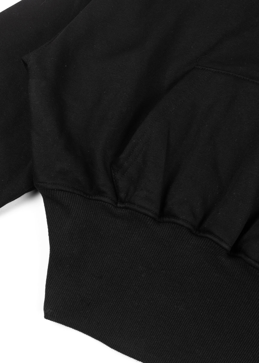 Cropped Lace-Lined Hood & Embroidered-Bow Hoodie | Forever 21 Womens