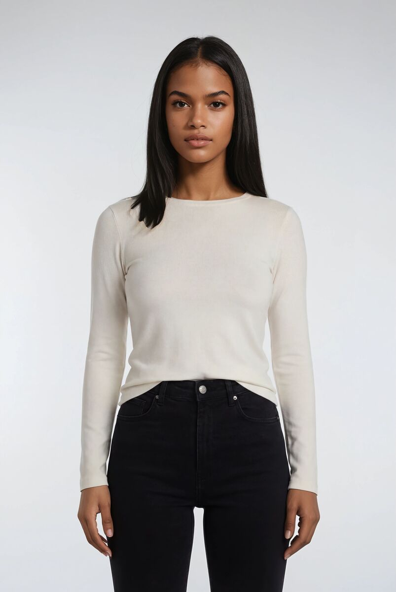 Boat Neck Long-Sleeve Top | Forever 21 Womens