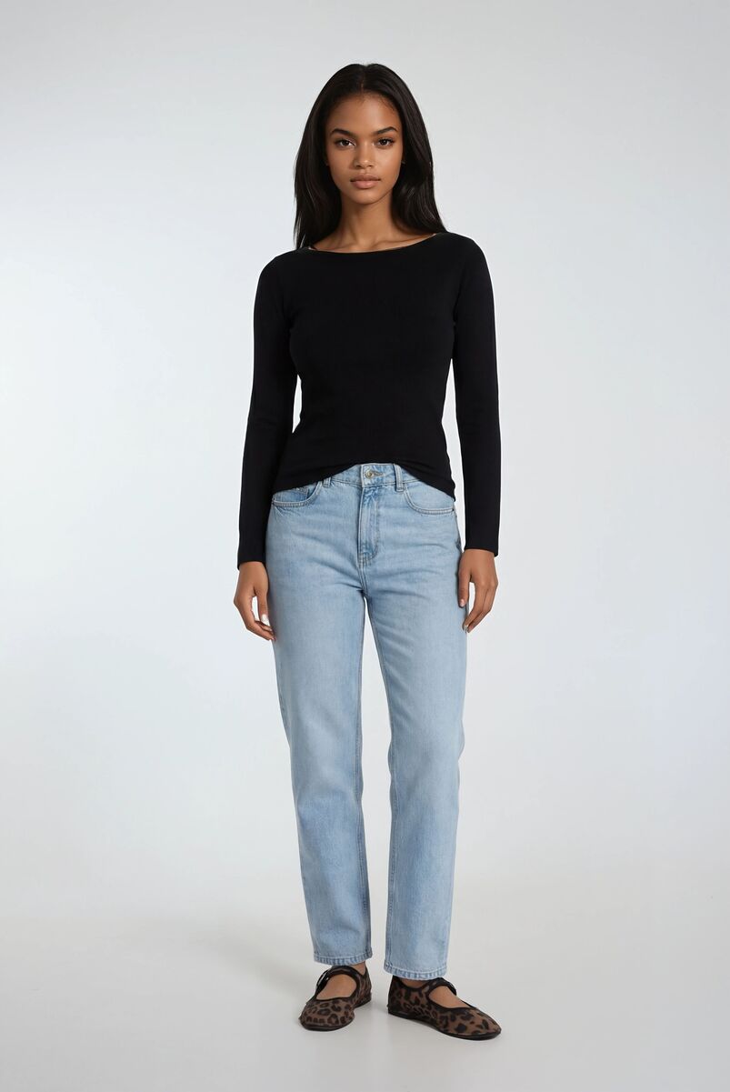 Boat Neck Long-Sleeve Top | Forever 21 Womens