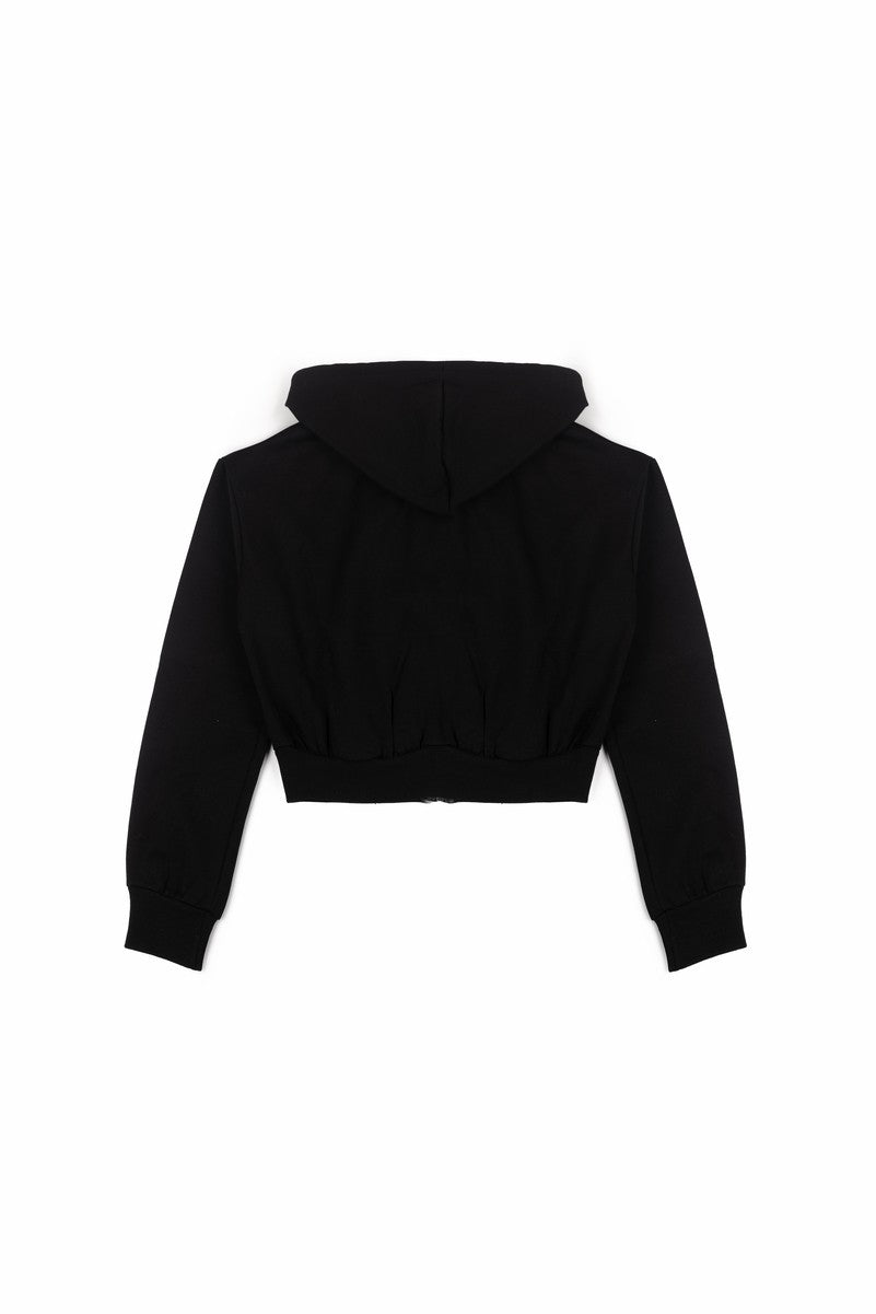 Cropped Embellished Hoodie | Forever 21 Womens