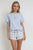 POWDER BLUE/IVORY