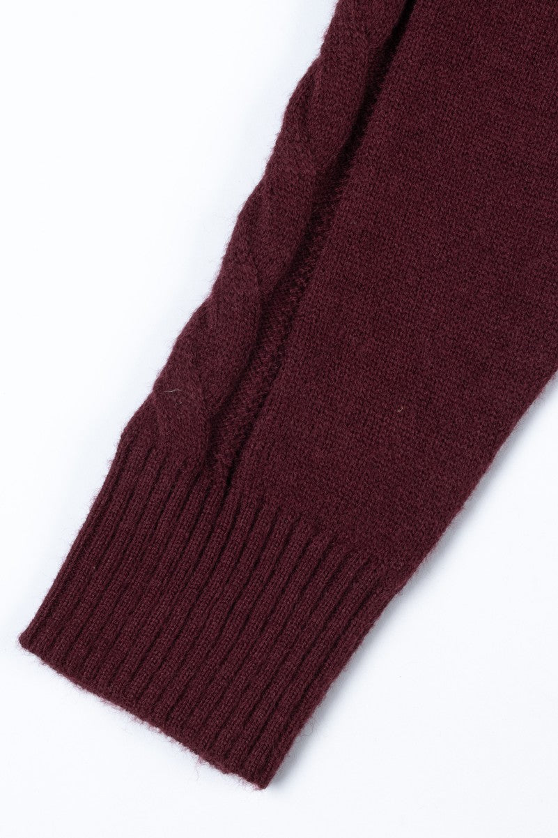 Embellished Cable-Knit Cropped Sweater | Forever 21 Womens