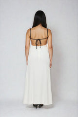 Contrast-Trim Satin Cami Maxi Dress | Forever 21 Womens