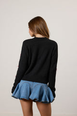 Bow Applique Cardigan Sweater | Forever 21 Womens