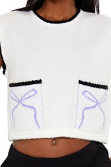 Cropped Bow Sweater Vest | Forever 21 Womens