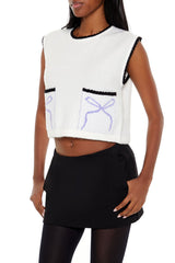 Cropped Bow Sweater Vest | Forever 21 Womens