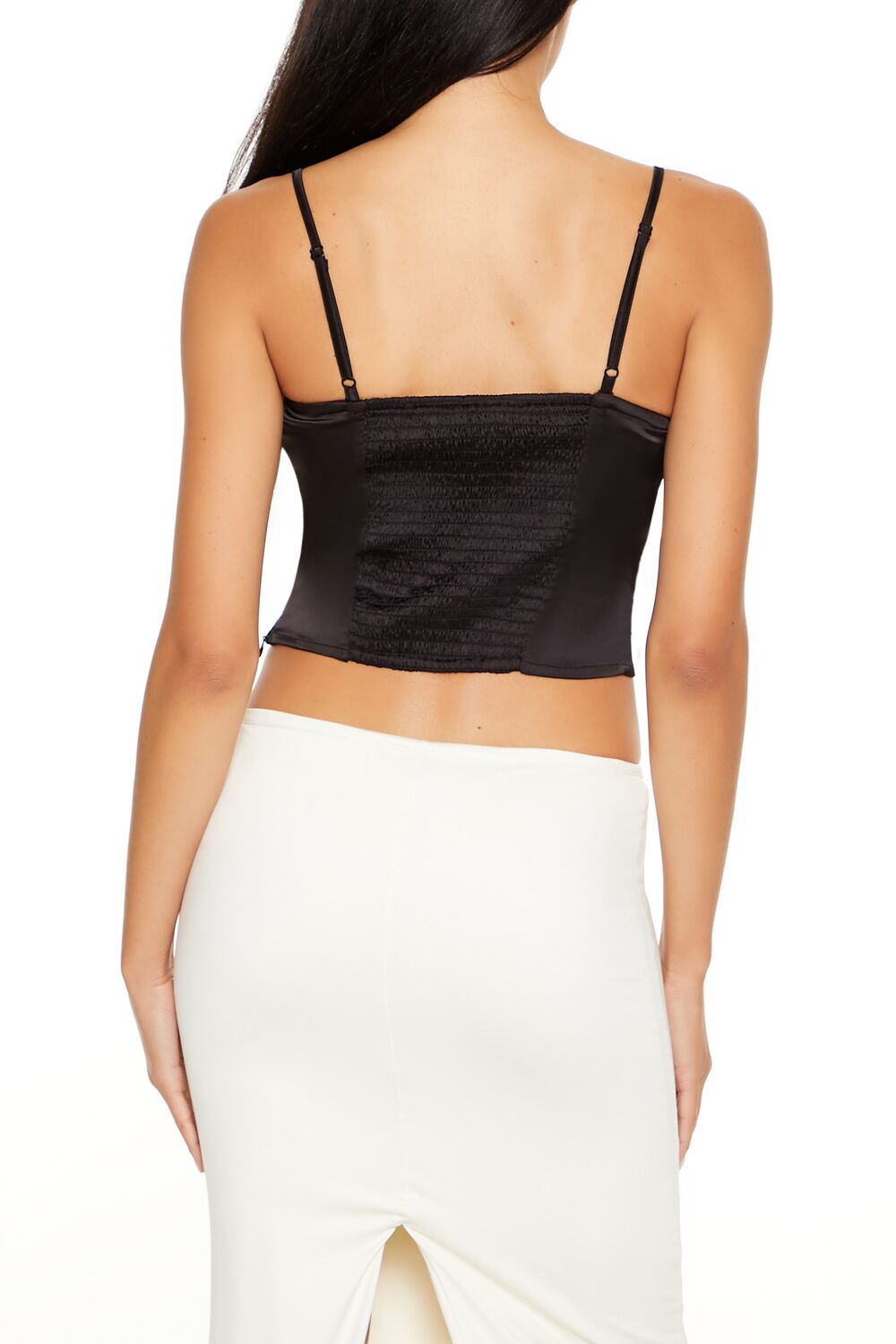 Contrast Bow Cropped Cami | Forever 21 Womens