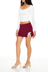 Bow Cutout Mini Skirt | Forever 21 Womens