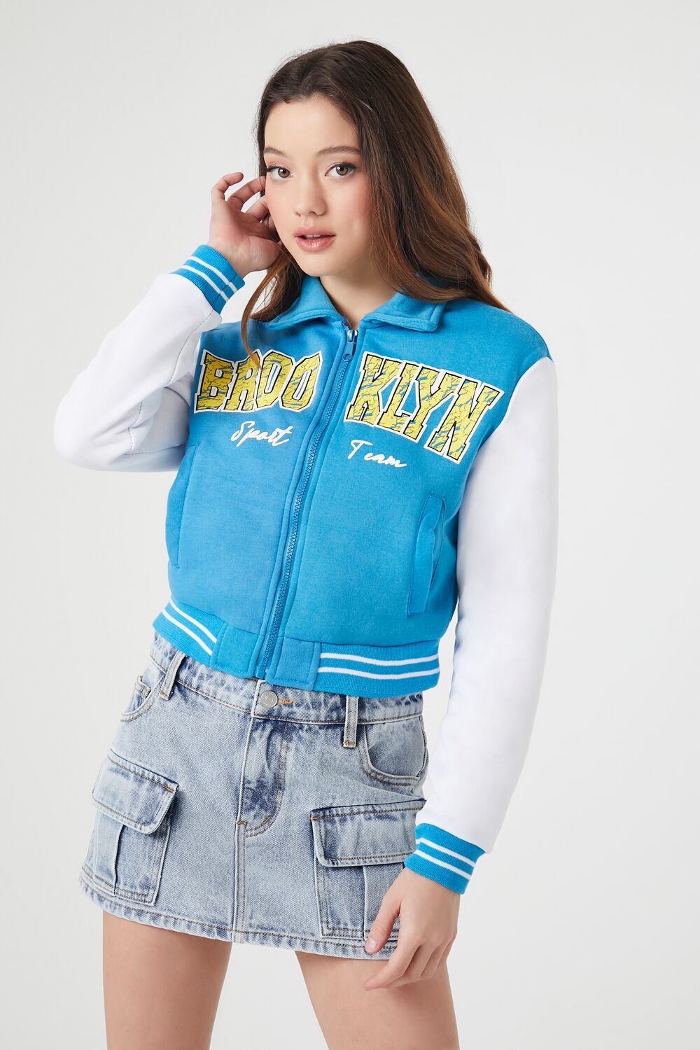Brooklyn Zip-Up Bomber Jacket | Forever 21 Womens