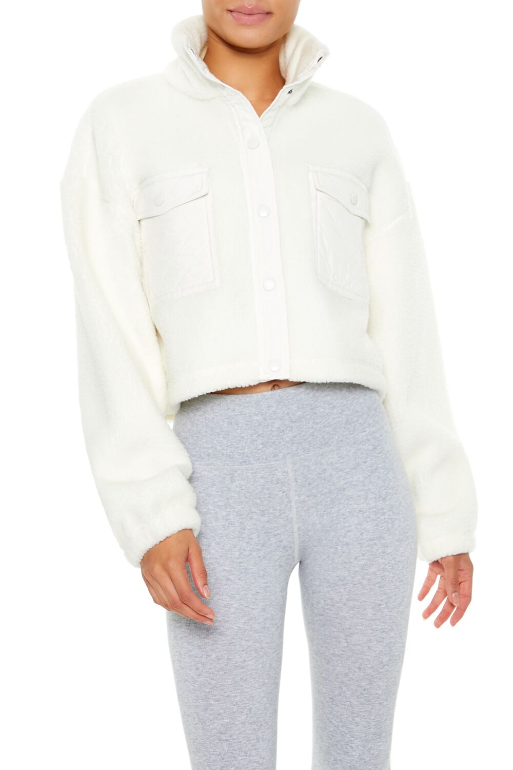 Active Faux Shearling Jacket | Forever 21 Womens