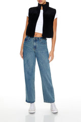 Cropped Faux Shearling Vest | Forever 21 Womens