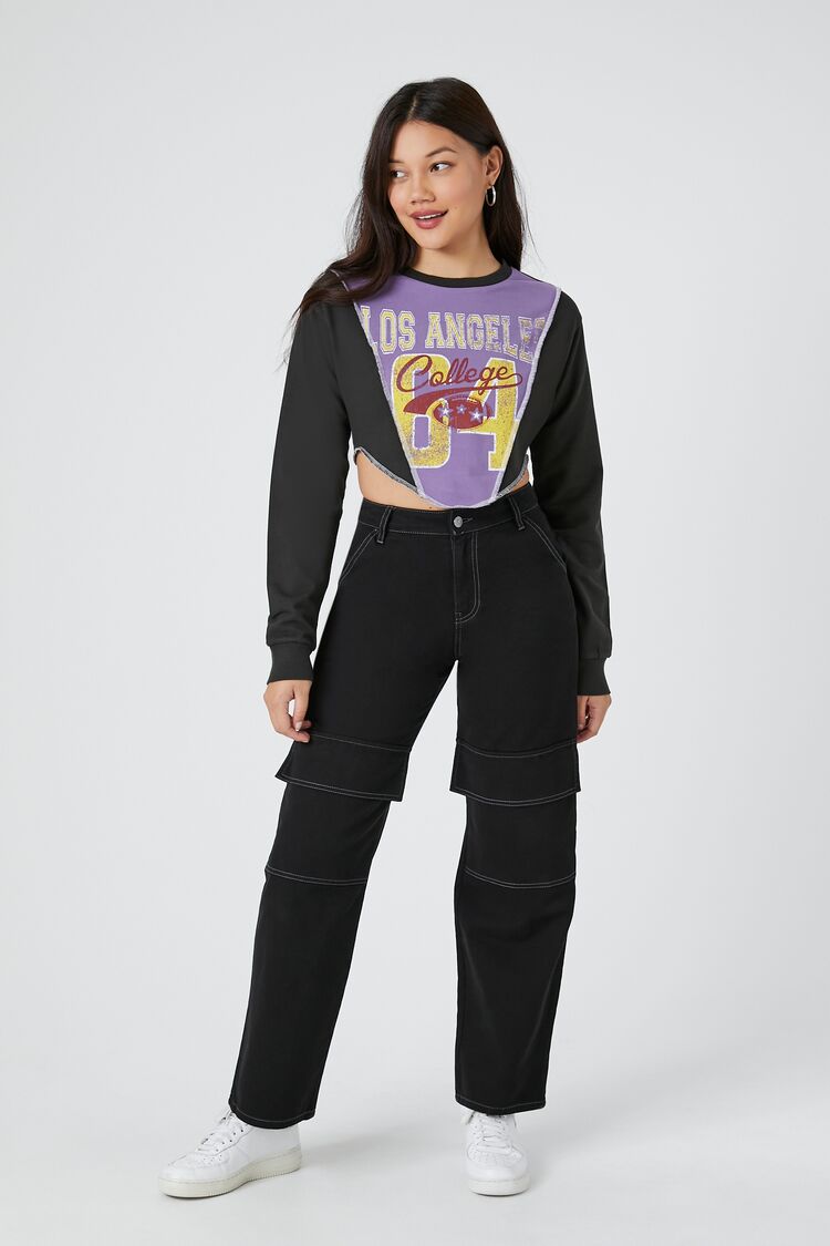 Cropped Los Angeles College Pullover | Forever 21 Womens