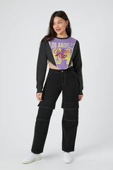 Cropped Los Angeles College Pullover | Forever 21 Womens