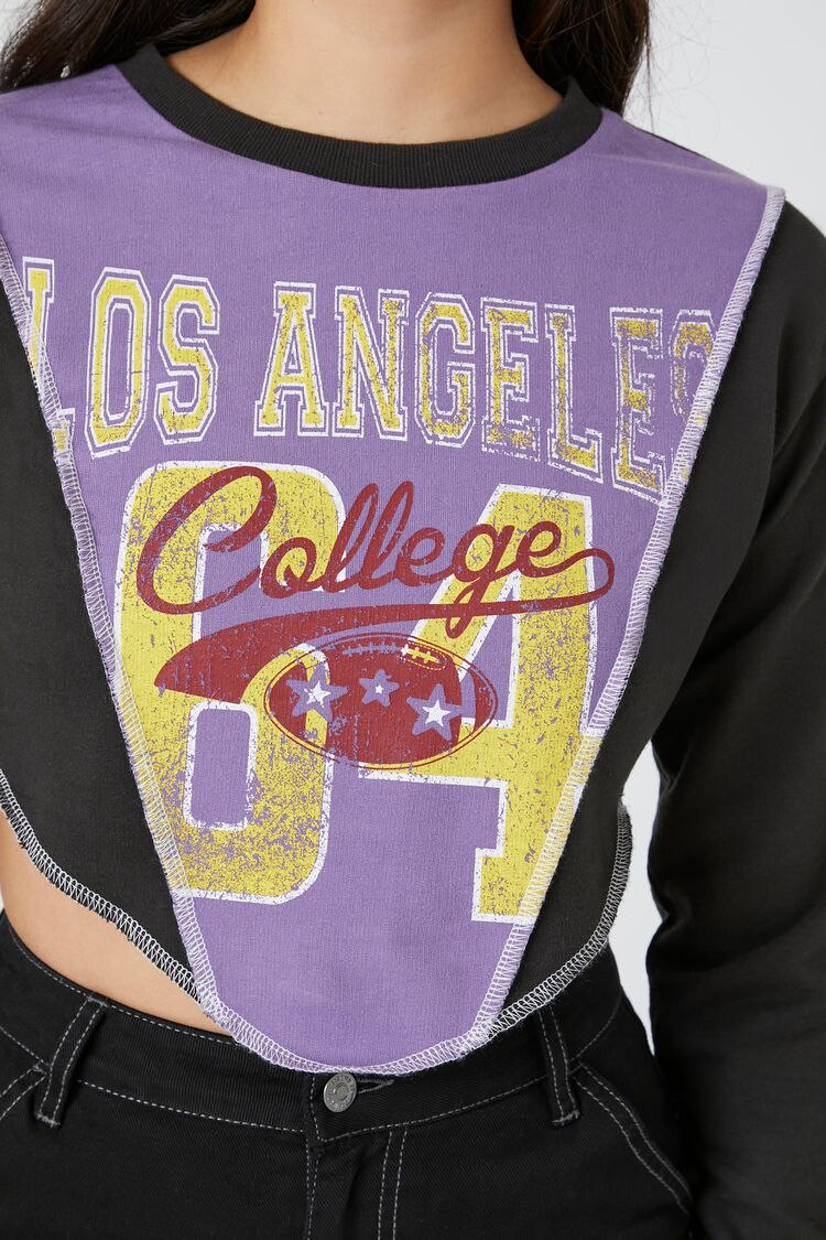Cropped Los Angeles College Pullover | Forever 21 Womens
