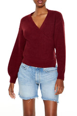 Drop-Sleeve Wrap Sweater | Forever 21 Womens