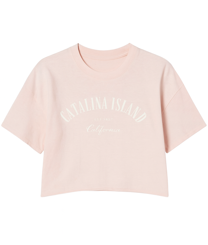 Catalina Island Boxy Cropped Tee | Forever 21 Womens