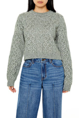 Cable & Honeycomb Knit Sweater | Forever 21 Womens