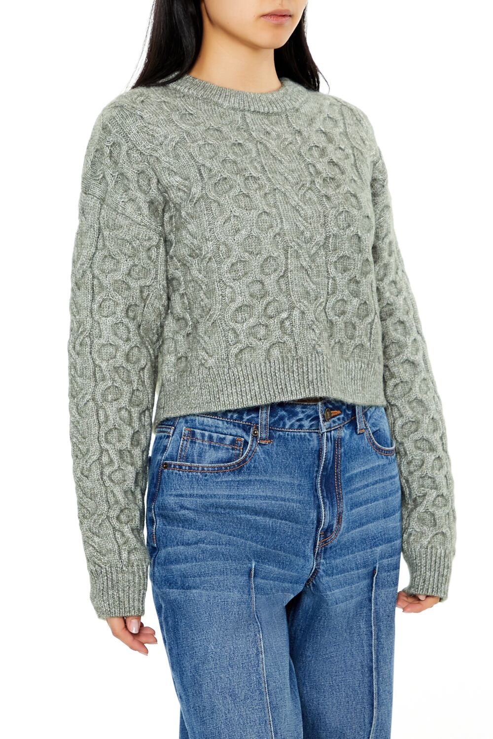 Cable & Honeycomb Knit Sweater | Forever 21 Womens