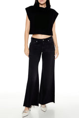 Cropped Sleeveless Turtleneck Sweater | Forever 21 Womens