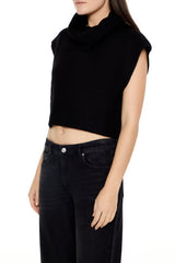 Cropped Sleeveless Turtleneck Sweater | Forever 21 Womens