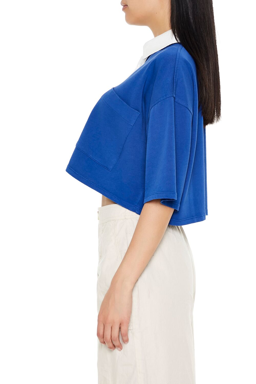 Cropped Rugby Shirt | Forever 21 Womens