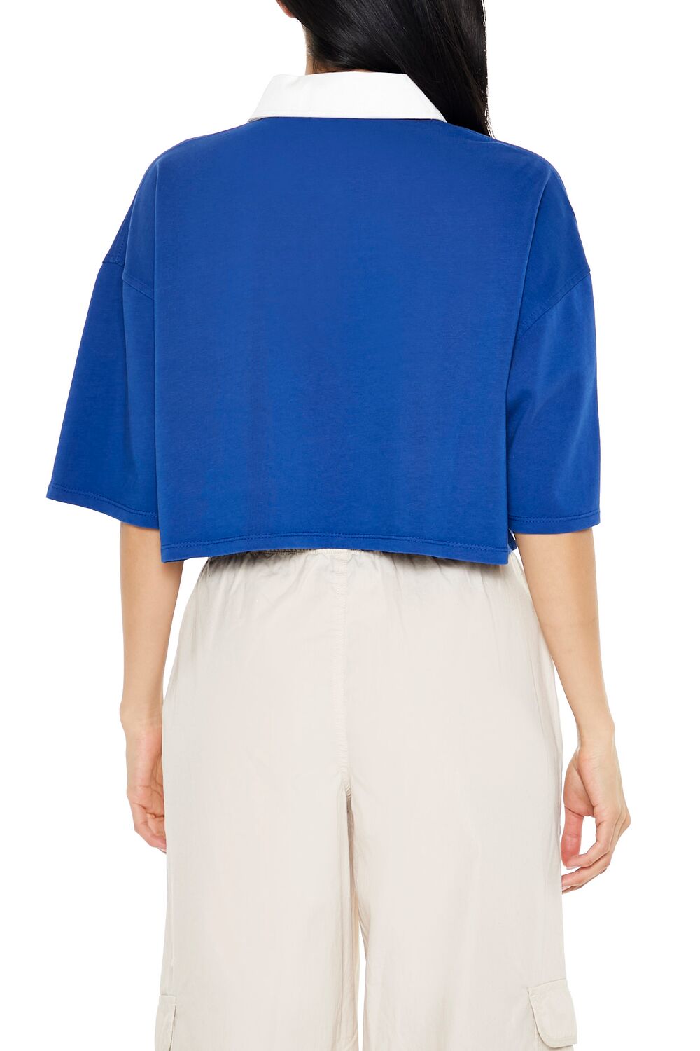 Cropped Rugby Shirt | Forever 21 Womens