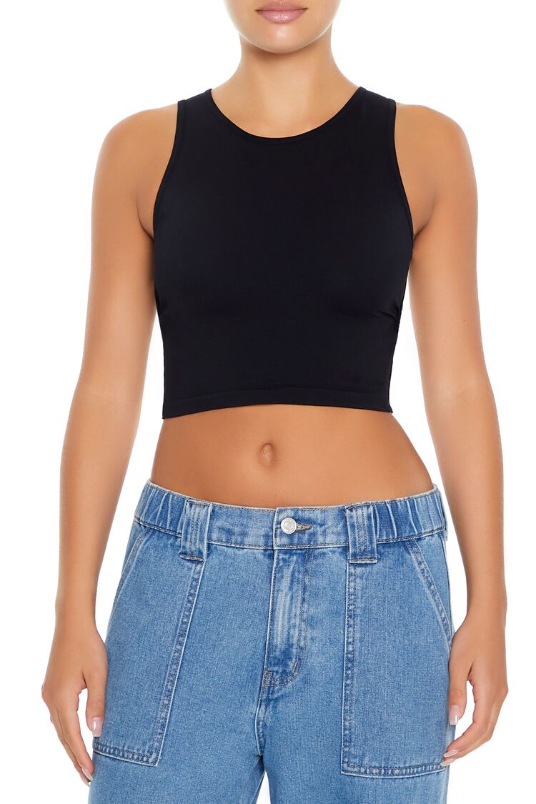 Cropped Cutout Tank Top | Forever 21 Womens