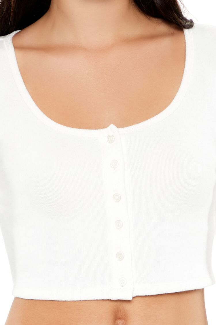 Button-Front Crop Top | Forever 21 Womens