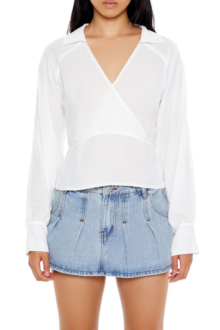 Cutout Surplice Top | Forever 21 Womens