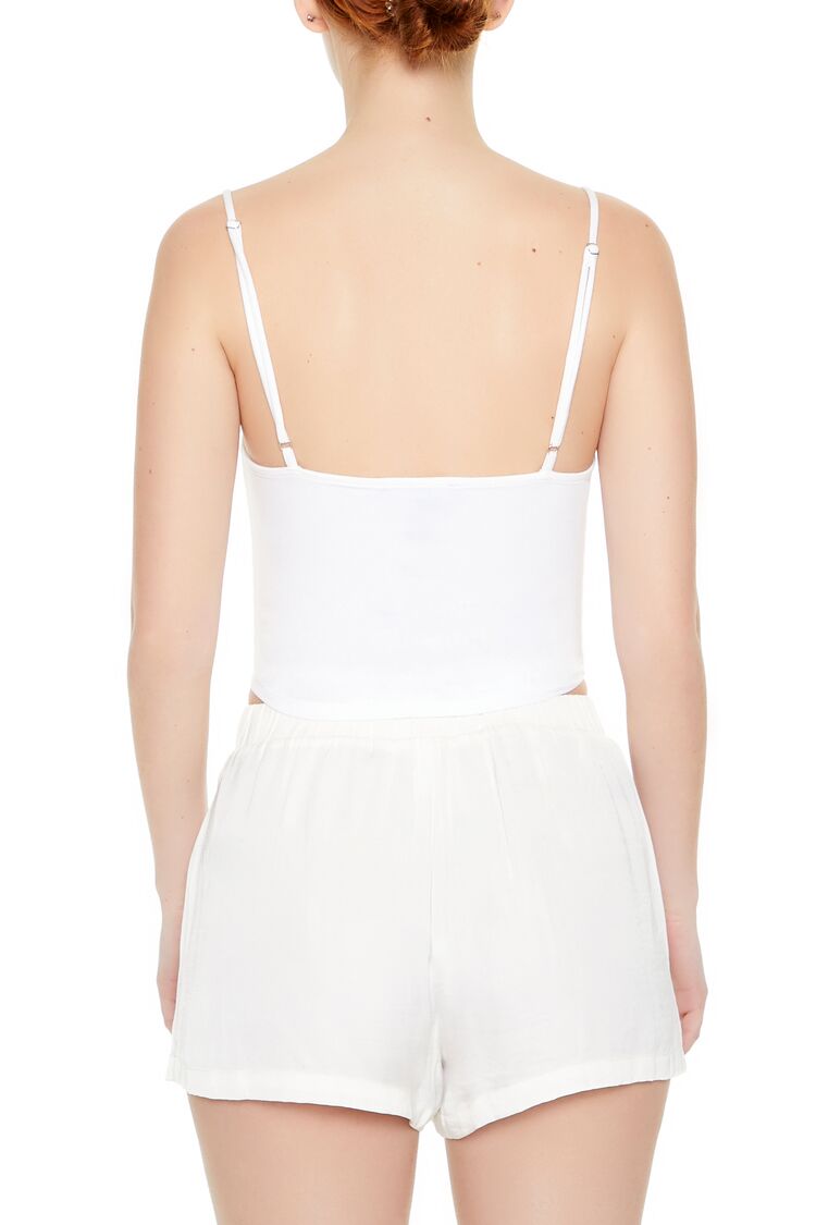 Cropped Dolphin-Hem Cami | Forever 21 Womens
