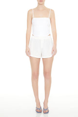 Cropped Dolphin-Hem Cami | Forever 21 Womens