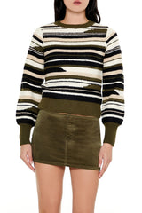 Abstract Striped Sweater | Forever 21 Womens