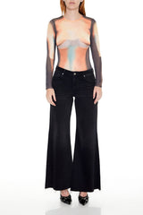 Abstract Print Mesh Bodysuit | Forever 21 Womens
