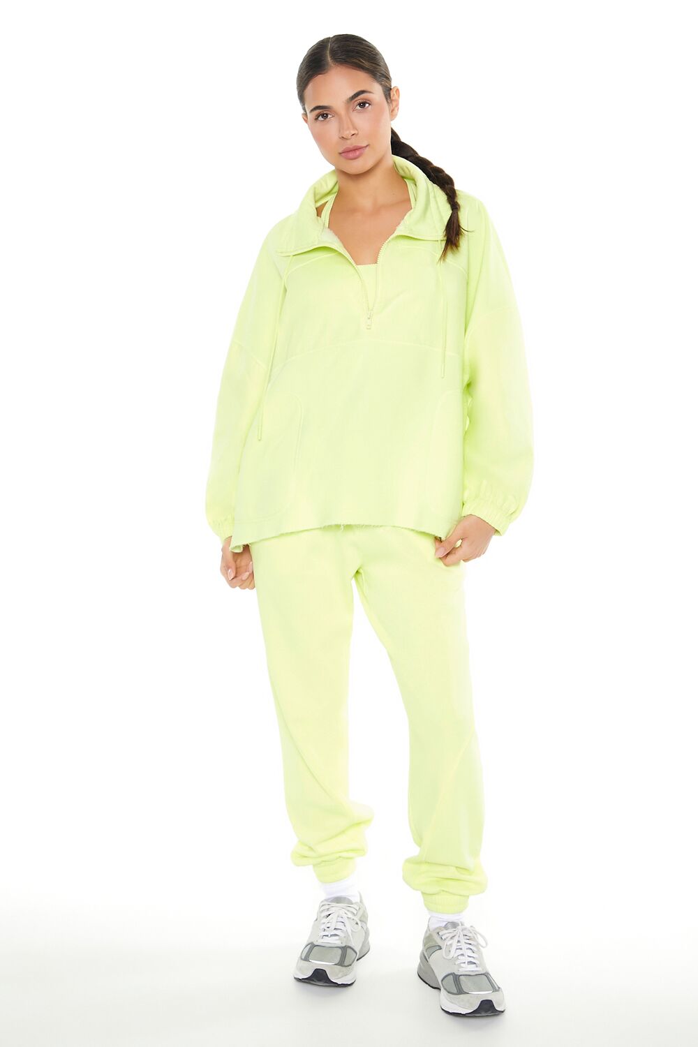 Active Half-Zip Fleece Pullover | Forever 21 Womens
