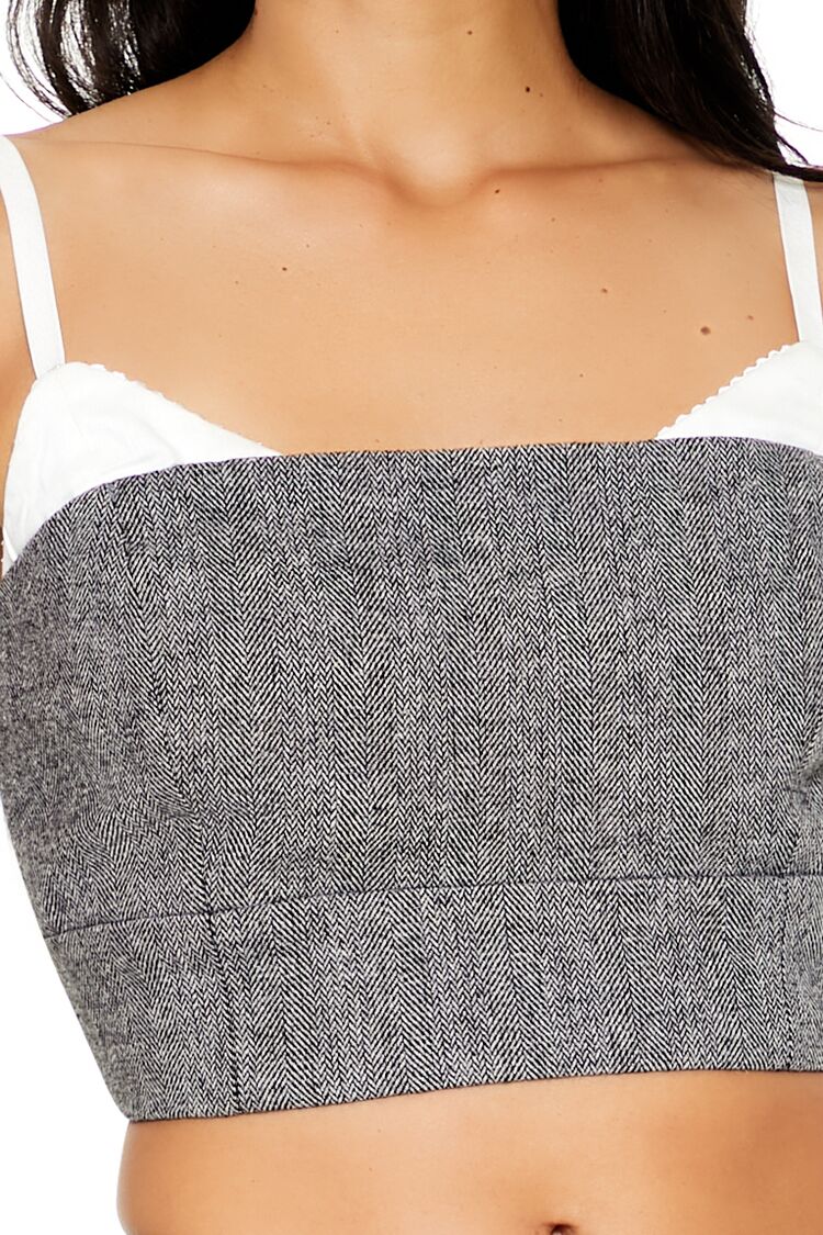 Cropped Tweed Combo Cami | Forever 21 Womens