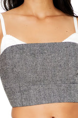 Cropped Tweed Combo Cami | Forever 21 Womens