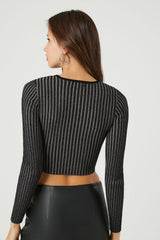 Cutout Sweater-Knit Crop Top | Forever 21 Womens